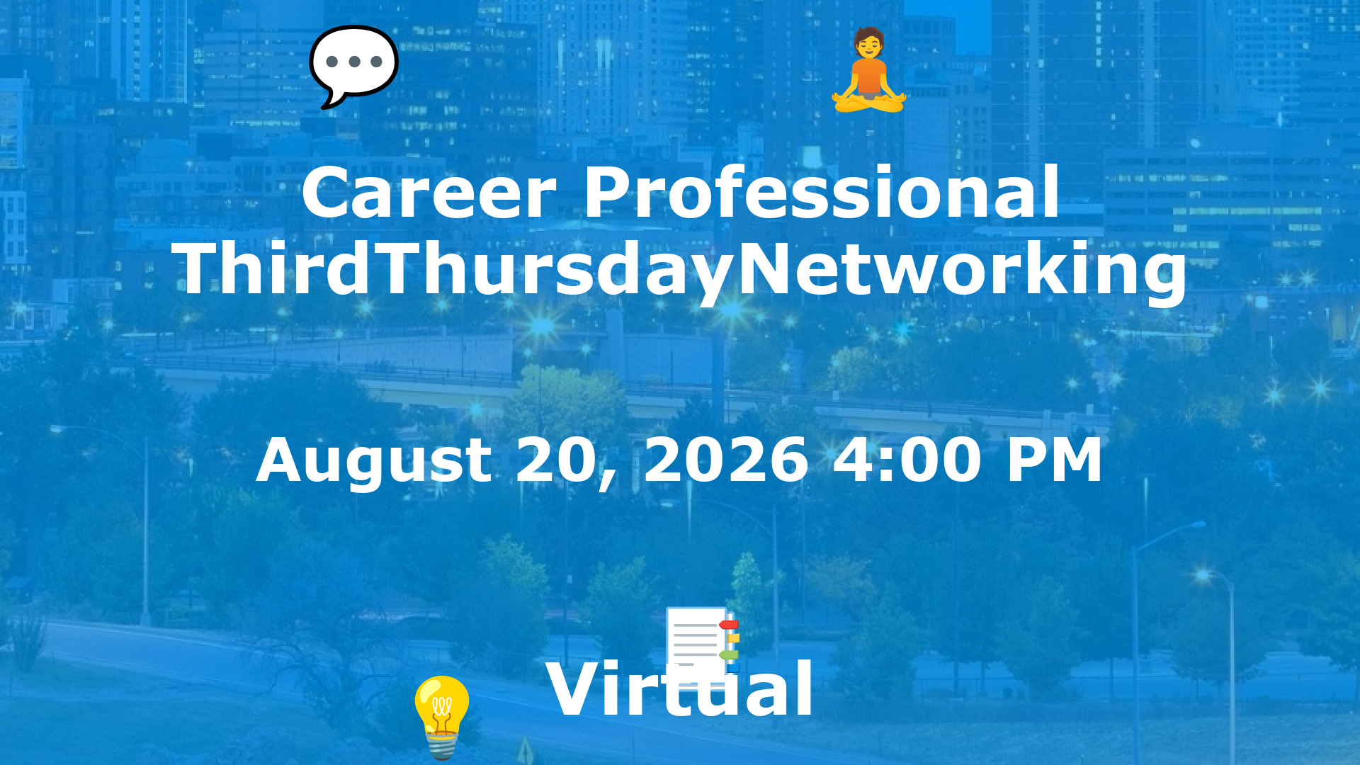 Career Professional ThirdThursdayNetworking  event image